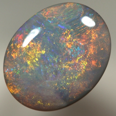 SOLID SEMI BLACK OPAL Bright fire throughout SEE VIDEO